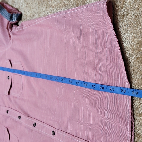 Pink Short Sleeve Button-up Shirt - Picture 6 of 7